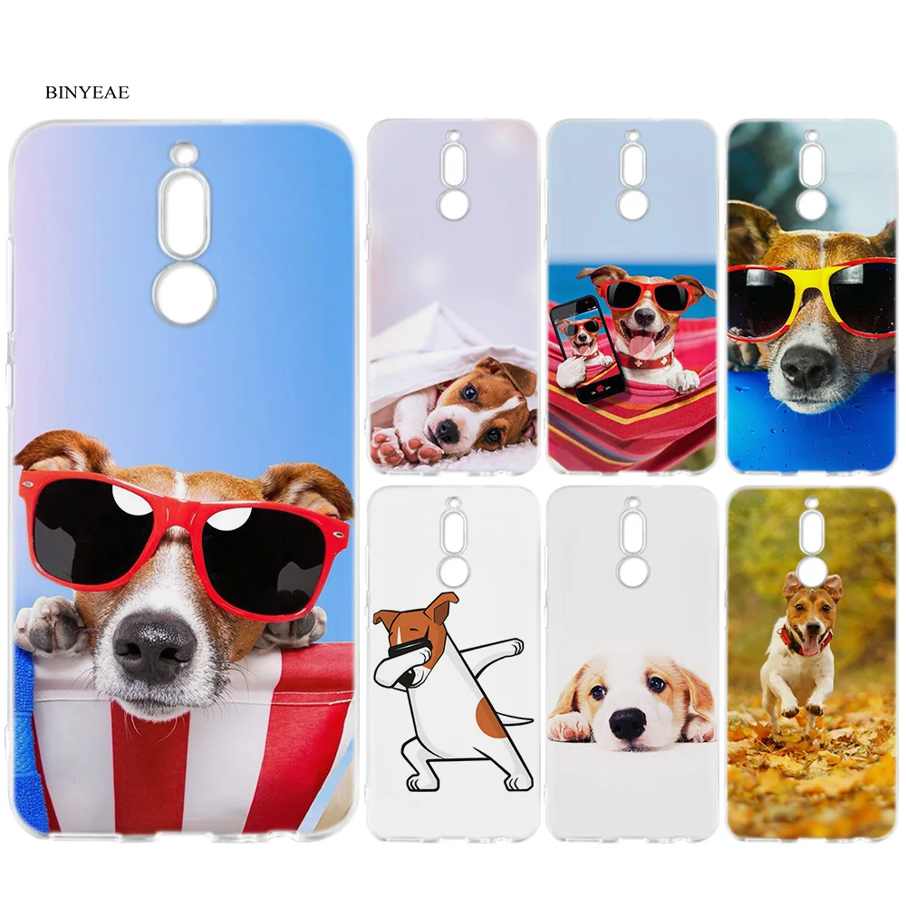 

TPU Silicone Cover Case for Huawei Mate 10 20 P10 P20 P30 Honor 9 10 Lite Pro P Smart 2019 Jack Russell Terrier Print Back Shell