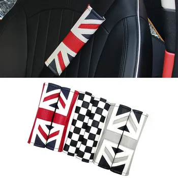 

PU Safety Seat Belt Cover Shoulders Pad Car Styling For MINI Cooper JCW One S Countryman Paceman Clubman F55 F56 F60 R60 R61 R56
