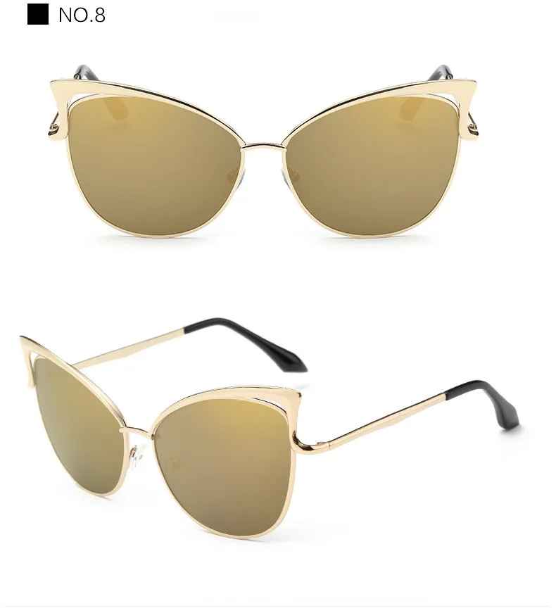 Luxury Cat Eye Sunglasses Women Brand Designer Retro Vintage Sun Glasses For Women Female Ladies Sunglass Mirror Lunettes Oculos (19)