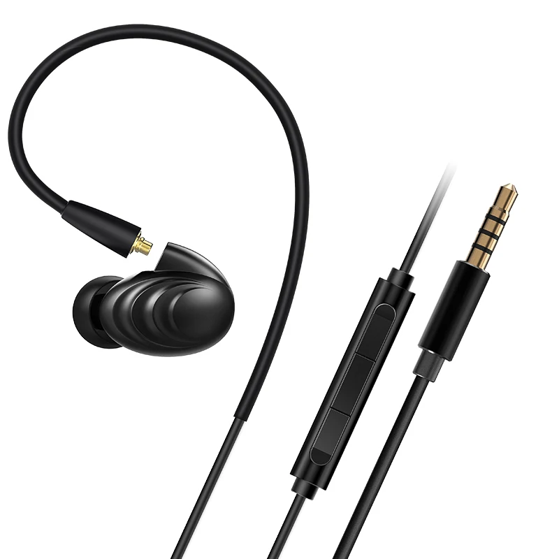 Гибридные внутриканальные наушники FiiO F9 с тройным драйвером 1 динамик + 2