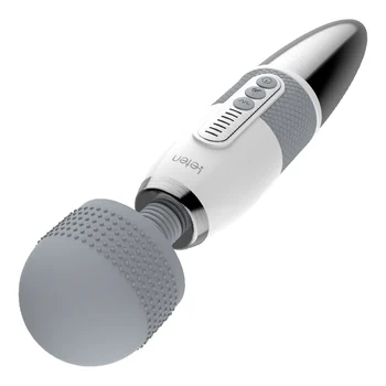 Leten Powerful Big Head Vibrator, AV Stick Sex Toys for Woman Clitoris, Rechargeable Magic Wand Female Masturbation Massager 3