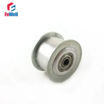 

2pcs HTD3M Idler Pulley 25T 3/4/5/6/7/8/9mm Inner Bore Timing Idle Pulley 11/16mm Belt Width Bearing Synchronous Gear Wheel