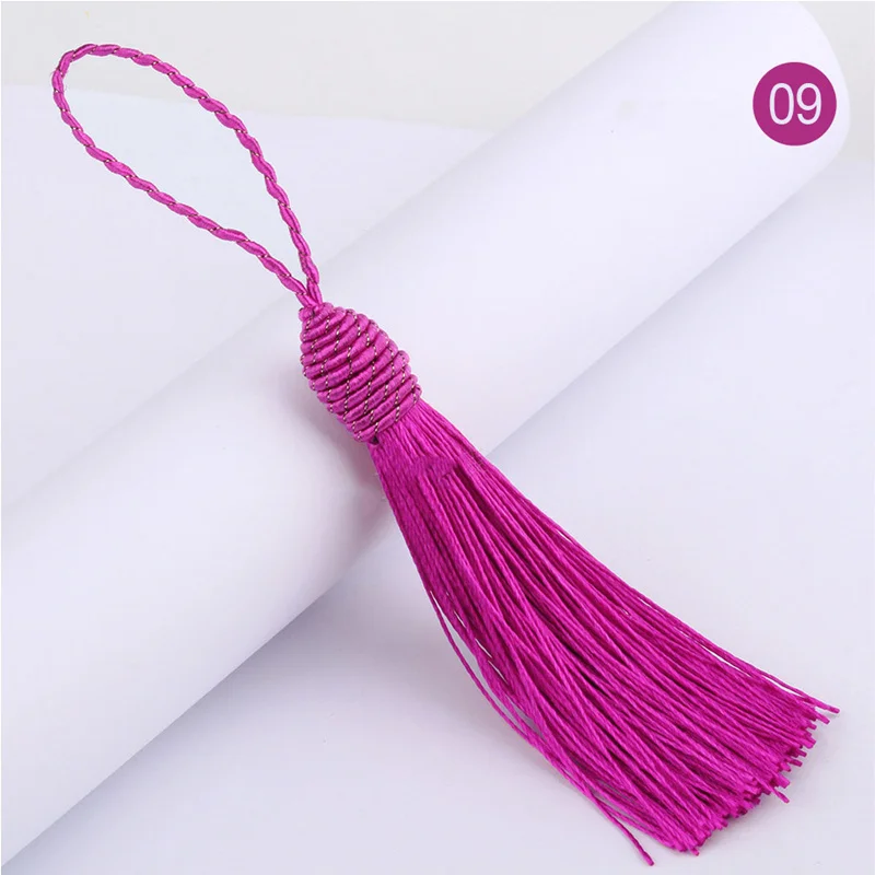 Rose red 5 шт. Красочные Винт нитки шляпа кисточкой подвеска «сделай сам» Jewelry домашний текстильный занавес одежды декоративные интимные аксессуары Craft ленточки - Цвет: Rose red