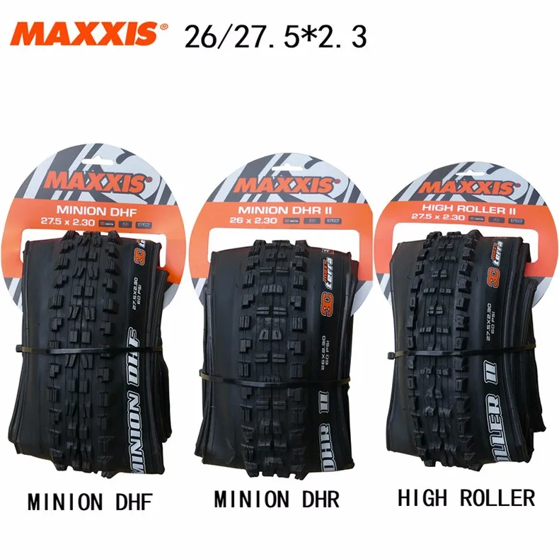 MAXXIS бескамерная готовая 3C TLR 26*2,3 велосипедная шина 26er 27,5*2,3 DH шина для горного велосипеда 26 складных шин вниз холм MINION DHF DHR