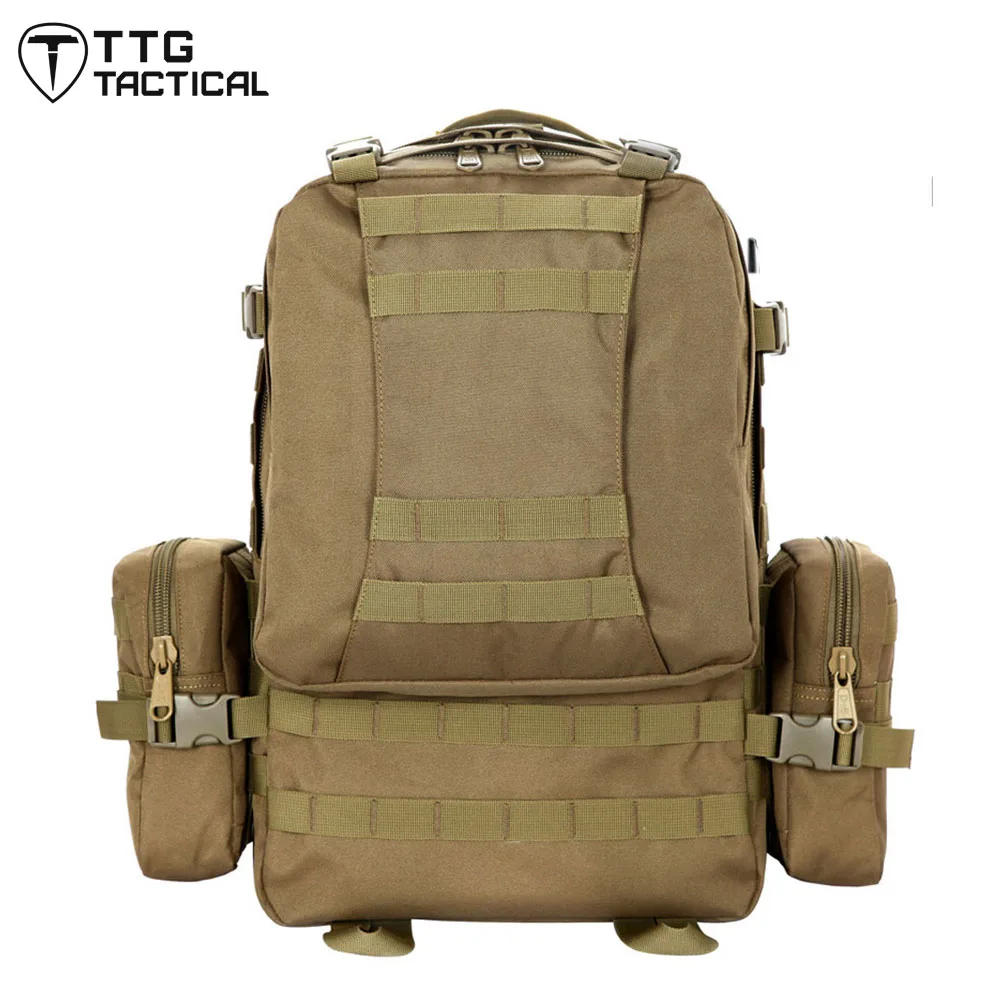 Buy 50L MOLLE Removable Pocket Militray Backpack Gear