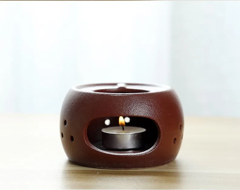 Винтажный керамический чайник в японском стиле нагревательная база подсвечник чайный набор кунг-фу изоляционная основа подогреватель молока кофе аксессуары