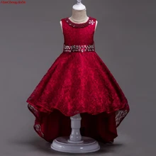 Платье для девочек детская одежда платье для девочек Детская праздничная одежда принцессы юбка-американка для детей 2, 3, 4, 5, 6, 7, 8, 9, 10, 11, 14 лет