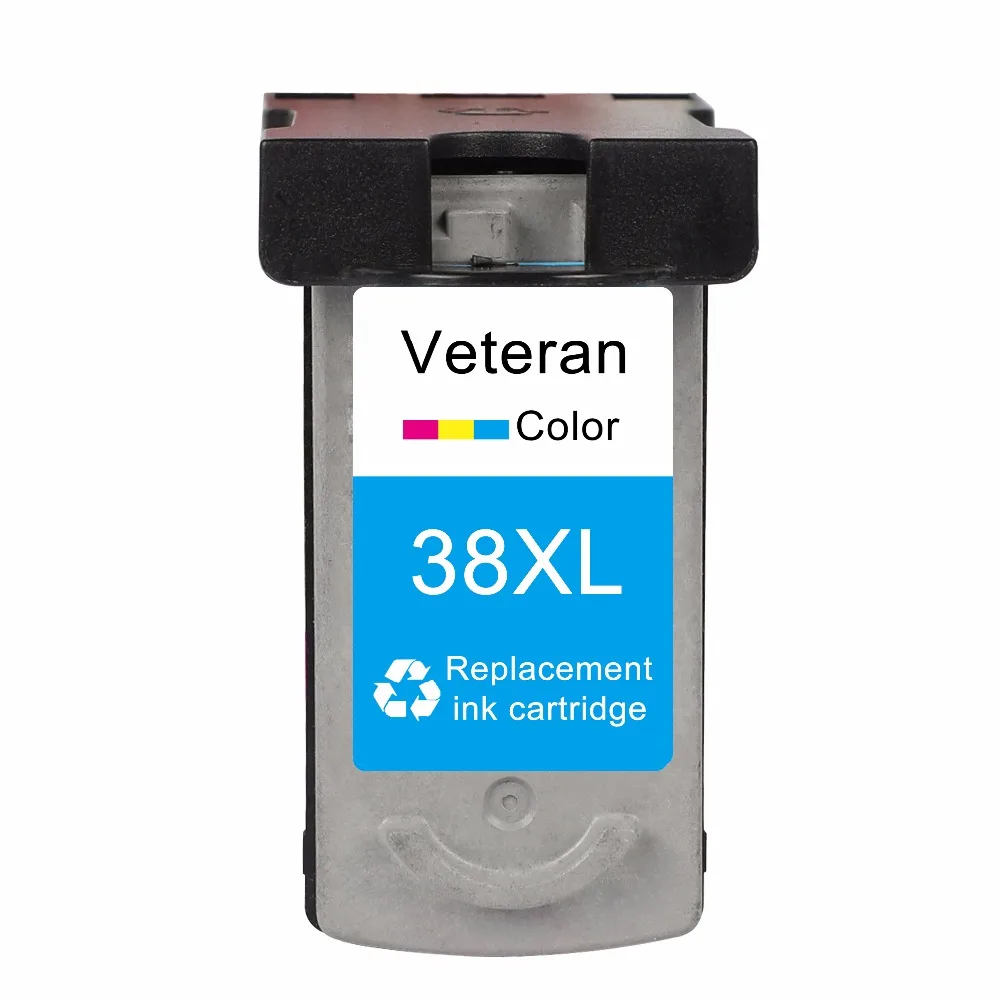 Veteran Refill PG37 CL38 Compatible for Canon PG 37 CL 38 PG-37 ink cartridge for Pixma MP190 IP2600 MP140 MP210 MP220 MP420