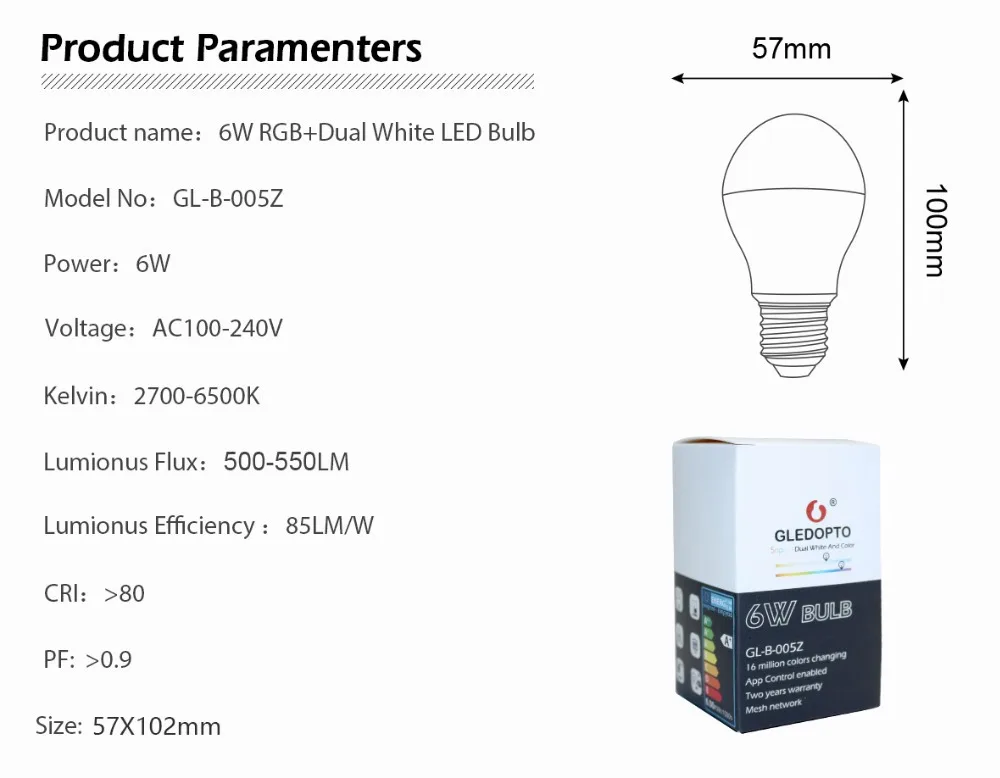 ZIGBEE светодиодный светильник E27 E26 RGBCCT 6 Вт 12 Вт с регулируемой яркостью, умный светильник переменного тока 110 В 220 В, светодиодный светильник с управлением через приложение для смартфонов, работает с Alexa Echo