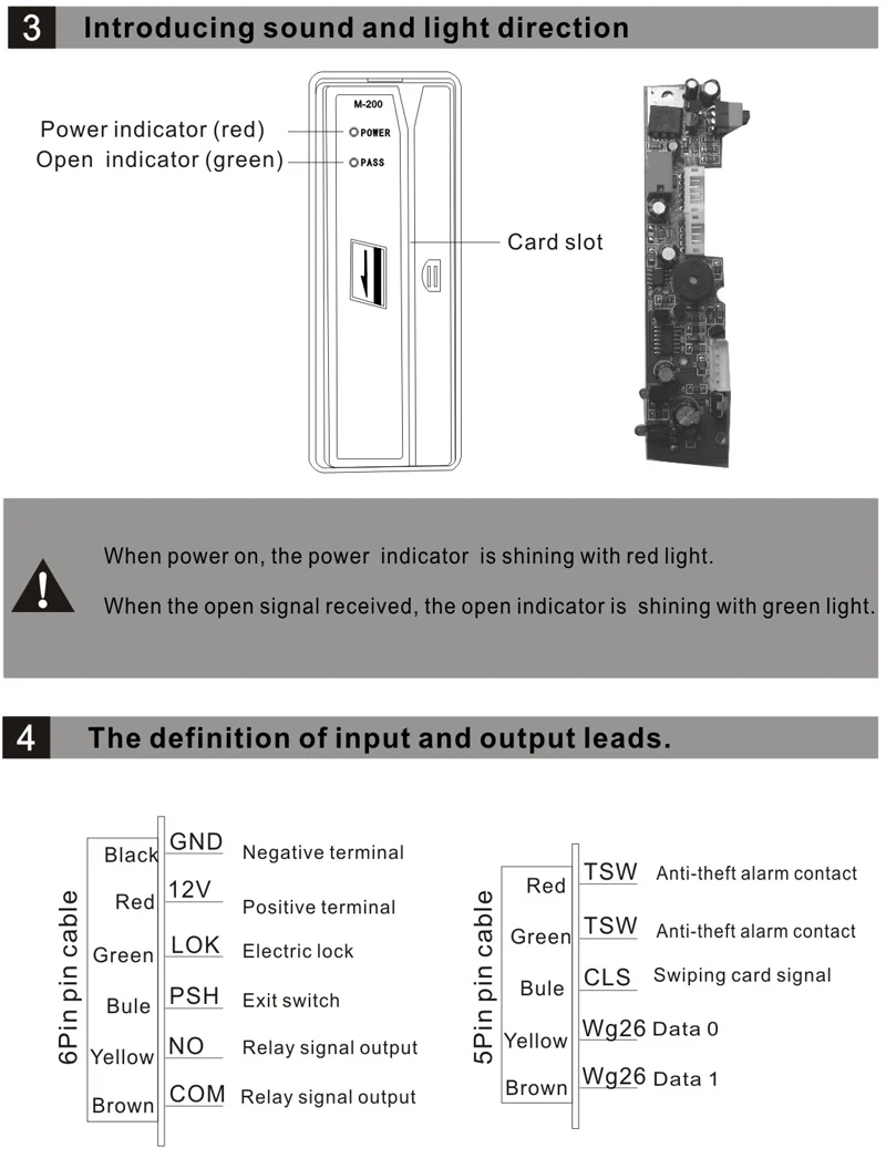 Magnetic card reader for ATM access (2)