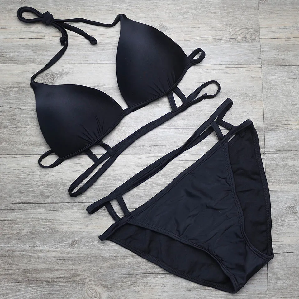 

SALES Women Sexy Bandage Swimsuit Thong Biquini Swim Bathing Suits Female Swimwear Women Brazilian Push Up Bikini Set Beachwear