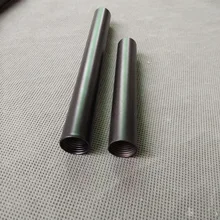 2 шт./лот диаметр. 16 мм внутренняя резьба+ окрашенная черная металлическая пустотелая трубка с M14 внутренняя резьба для напольный светильник аксессуары