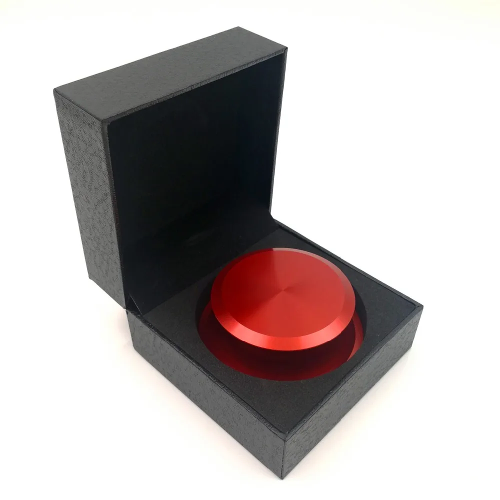 Запись веса поворотный стол зажим для винила LP диск стабилизатор в красной отделкой