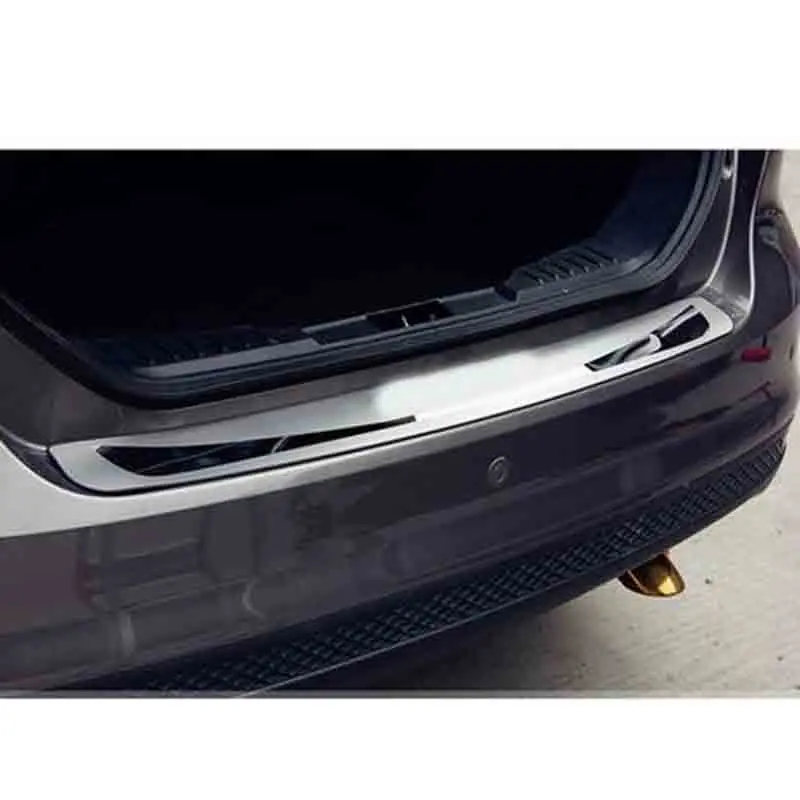 Для Ford Focus 3 MK3 2012- седан хэтчбек автомобиля-Stying после охраны заднего бампера багажника защита порога пластины автомобиля аксессуары