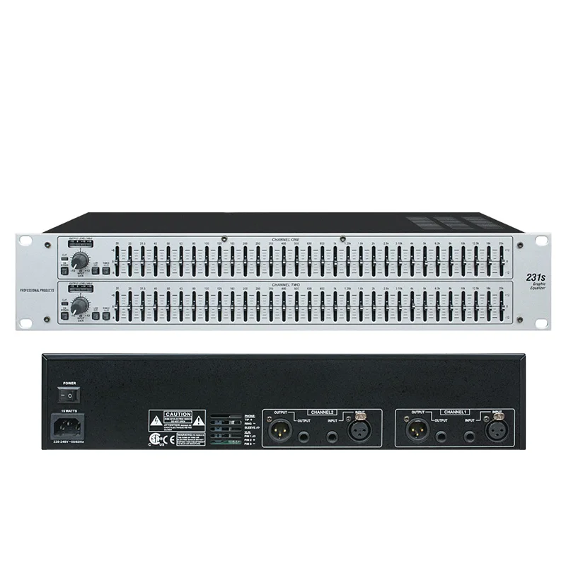 Audio processor 231S electronic graphic equalizer