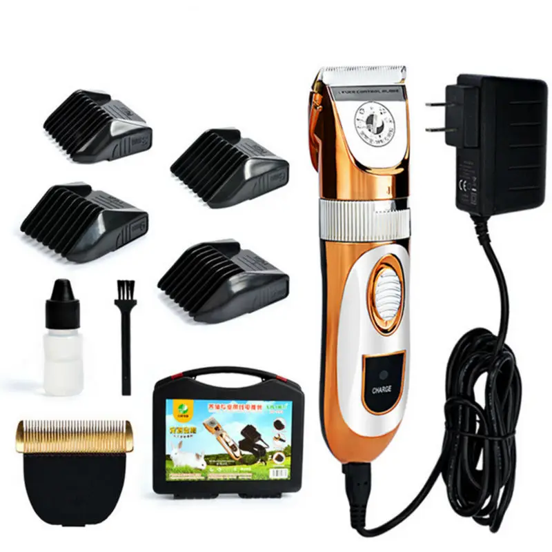 Professional 60W Electric Pet Trimmer Cat Dog Rabbit Hair Clippers