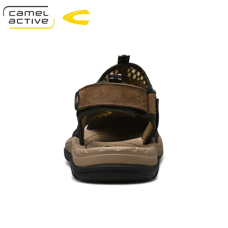 Camel Active/Новинка года; мужские сандалии; удобная дышащая обувь из натуральной кожи; мужские пляжные сандалии; легкая мужская обувь