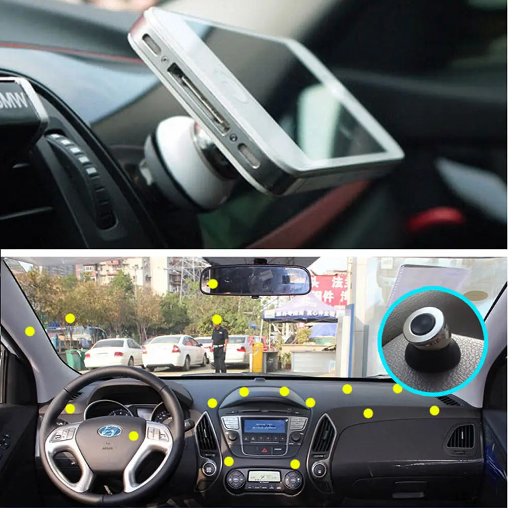 Универсальный Магнитный вращающийся на 360 градусов Автомобильный держатель с