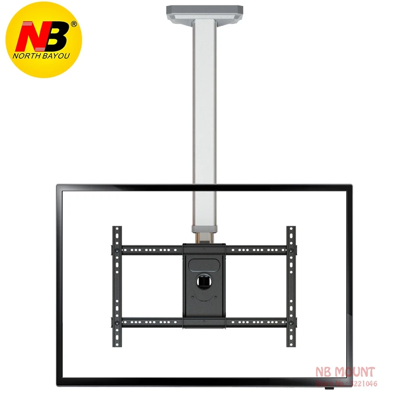 

Brand New NB T7030 Full Rotating height Adjustable 1650-3000mm for 32"-70" Ceiling TV Mount Bracket LED LCD Monitor Holder
