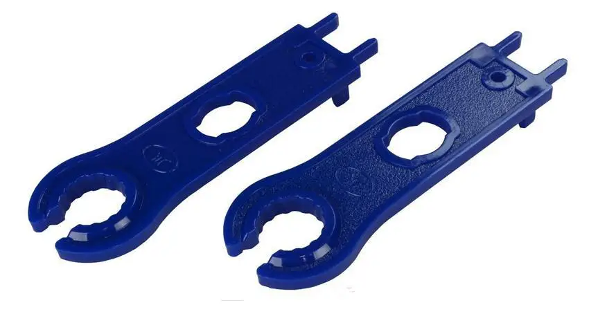 

1 Pair MC4 Solar Connector Disconnect Tool Spanners 2pcs Solar Wrench Blue solar tools