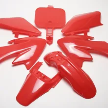 Красный корпус, Пластиковый обтекатель CRF XR 50 SDG SSR BBR Xtreme Coolster 70 125 велосипед ямы