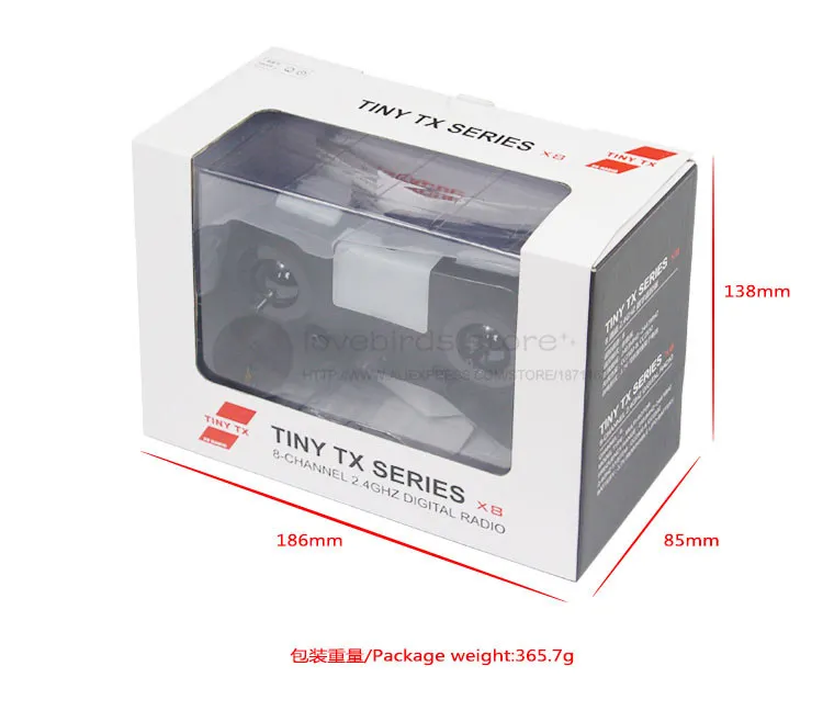 

Original KINGKONG LDA Tiny X8 8-CH Remote Control RX800-Pro receiver for Tiny 6X,Tiny 7X,Tiny 8X,and other DIY FPV mini drone