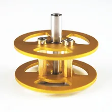 DOIT желтый металл робот металлическая опора колеса для diy smart робототехники гусеничный автомобиль трек rc игрушки робота часть Аксессуар