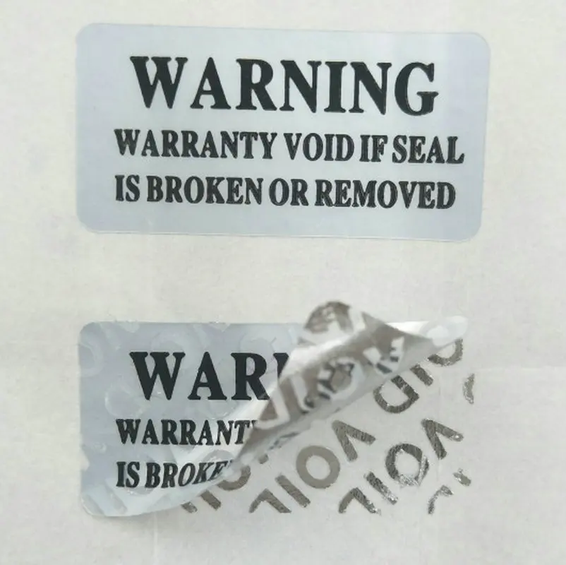 500 шт. серебряные защитные этикетки|sticker warranty|stickers stickersstickers 50 |