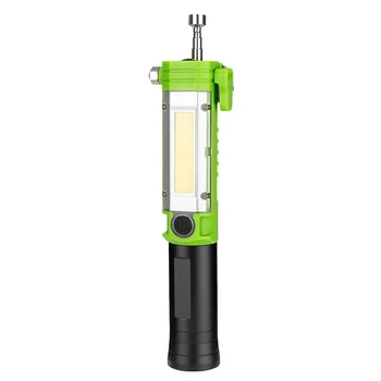 

XANES Portable Magnetic COB LED Work Light Torch Safety Hammer Cutter Escape Rescue Window Breaker Pick Up Tool Hoking Handheld