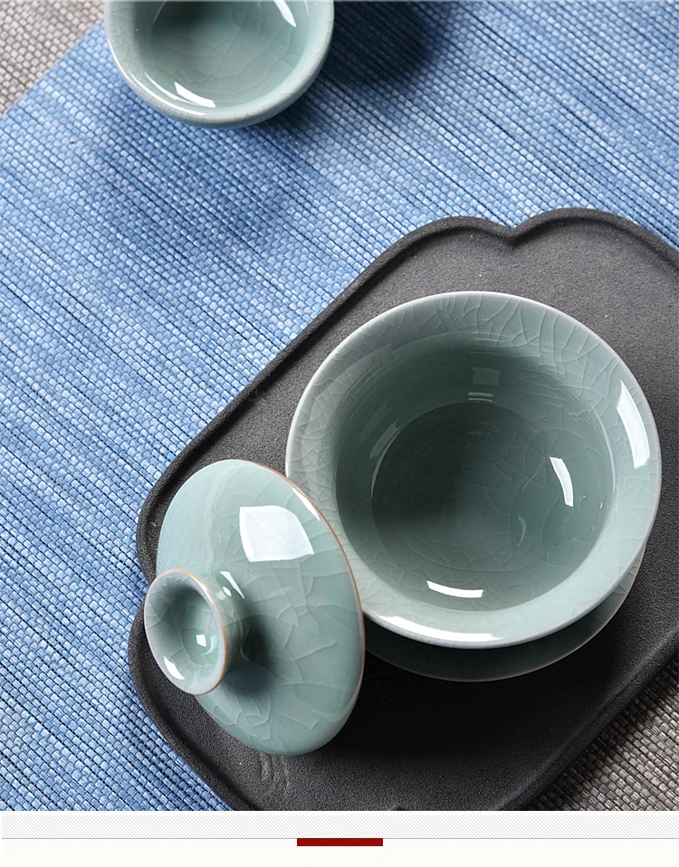 Китай Ручная роспись Gaiwan, Dehua высокое качество белый фарфор чайный набор для путешествий красивый и легкий чайник