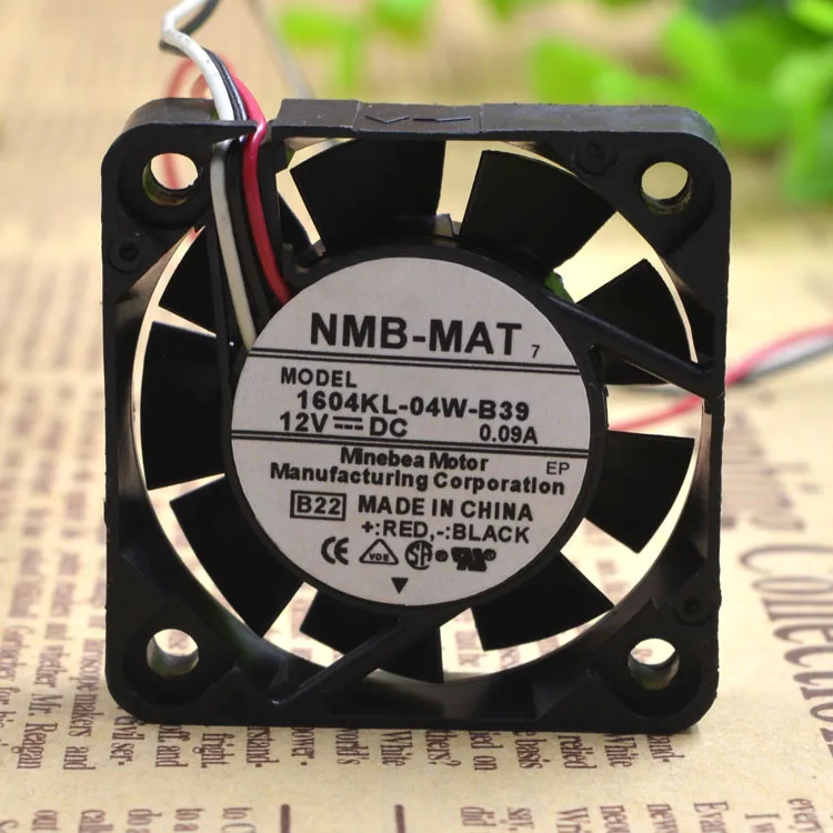 Бесплатная delivery.1604 kl-B39 4 см 4010-04 Вт 12 В 0.09 yaskawa сервоприводы охлаждающий вентилятор