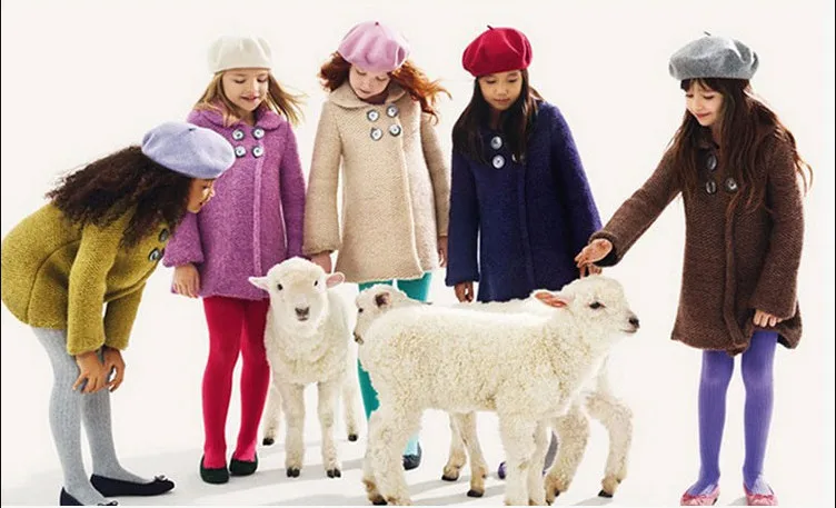 Woollen beret children's autumn/winter warm hat coat, child beret hat, French hat.suitable for spring and autumn winter