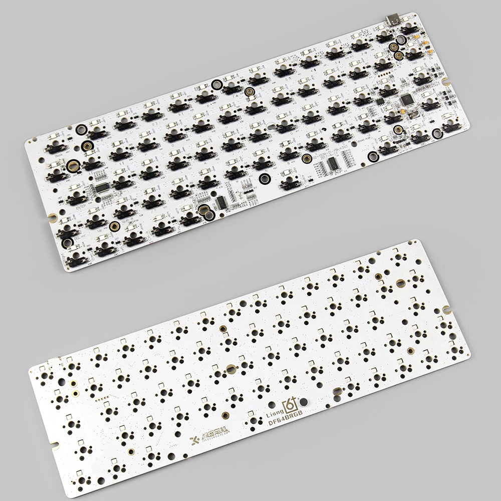 GK64 RGB Горячая замена PCB type C Интерфейс для Diy механическая клавиатура|Клавиатуры| |