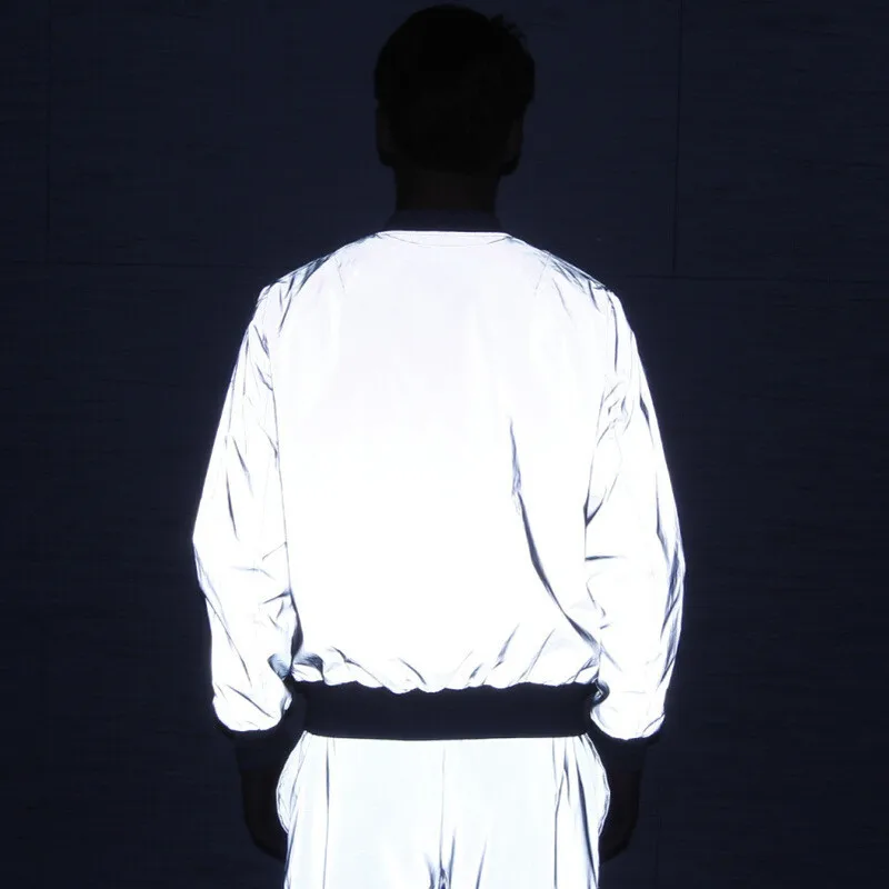 Kopen Riinr mannen 3 M Volledige Reflecterende Jas Licht Hoodies Vrouwen Jassen Hip Hop Waterdichte Windbreaker Hooded Streetwear Jassen Man