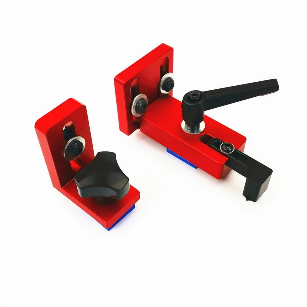 T-track Slot Connector 35/45 Sliding Brackets(Red Serie) Chute Woodworking Machinery Part Module T Track T-stop Aluminium