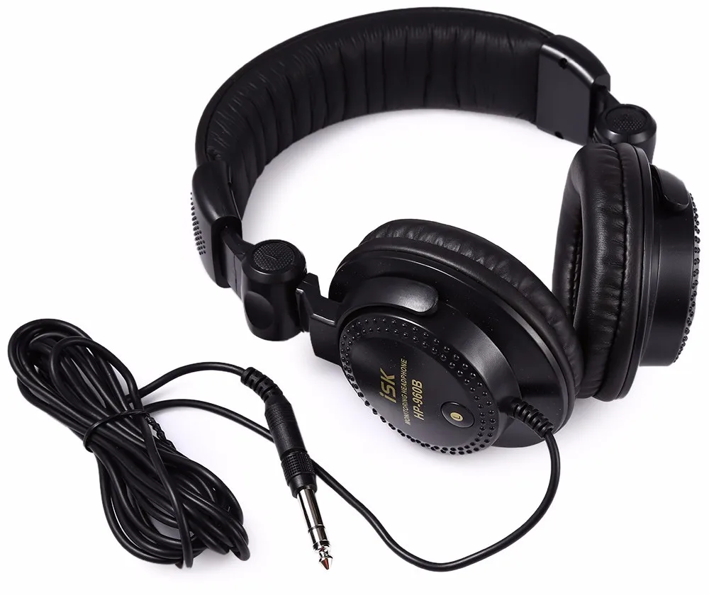 Оригинальные ISK HP-960B наушники, наушники auriculares, профессиональные студийные мониторы, динамические стерео DJ наушники, HD гарнитура, наушники - Цвет: without retail box