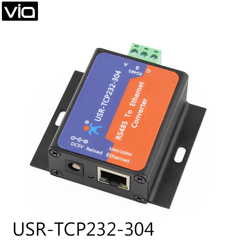 Usr-tcp232-304 сразу фабрика Новое поступление rs485 к tcp/ip сервера rs485 к ethernet конвертер Поддержка встроенный веб-страницы