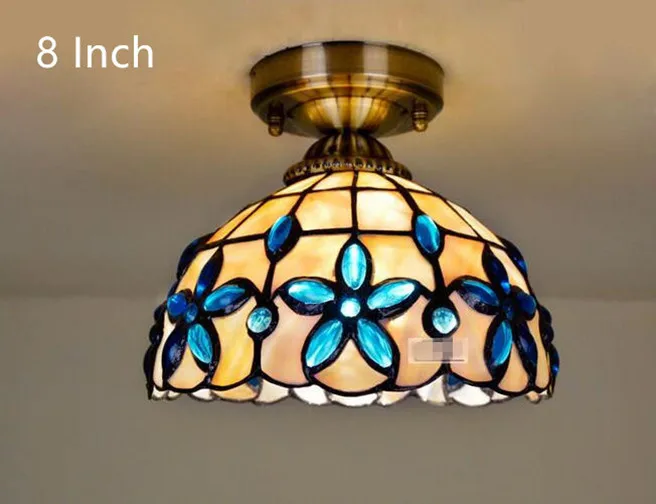 Blue Lilac Ceiling Light 14