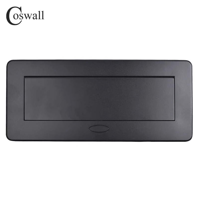 COSWALL Zinc Alloy Plate 16A Slow POP UP 2 Power