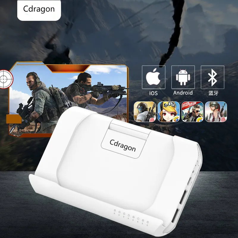  Cdragon handjoy Bluetooth Wireless Gamepad Gaming Keyboard Mouse Android Mobile to PC Converter Ada