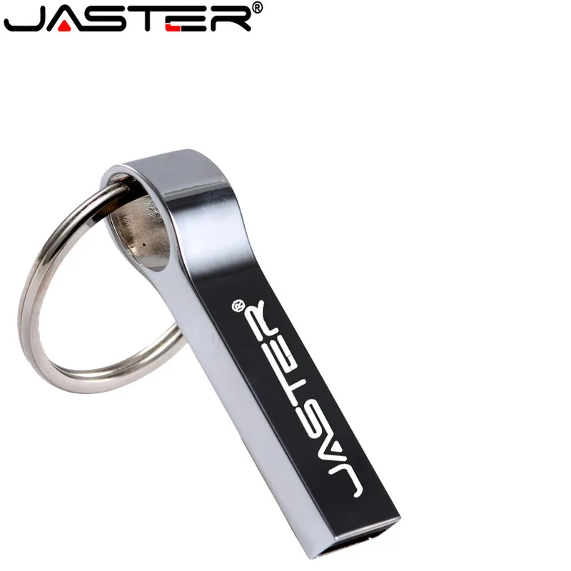 Металлический USB флеш-накопитель JASTER S401, водонепроницаемый флеш-накопитель, 64 ГБ, 32 ГБ, 16 ГБ, 8 ГБ, 4 Гб, флешка, USB флешка с брелком