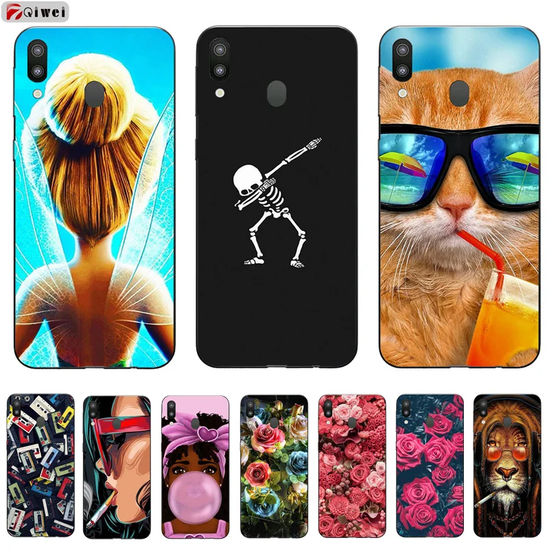

Soft Silicone Case For Samsung Galaxy M20 Case Full Protection Soft TPU Back Cover For Samsung M20 Phone Cases Coque M 20 Fundas