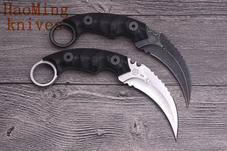 Уличный походный спасательный нож для выживания Karambit CS GO Counter strike утилита