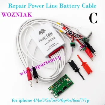 

W103 Mobile Phone Repair Tool for iPhone 7 7Plus 6s 6 Plus 5s 5 4s 4 dedicated Power Cable for Motherboard Charging