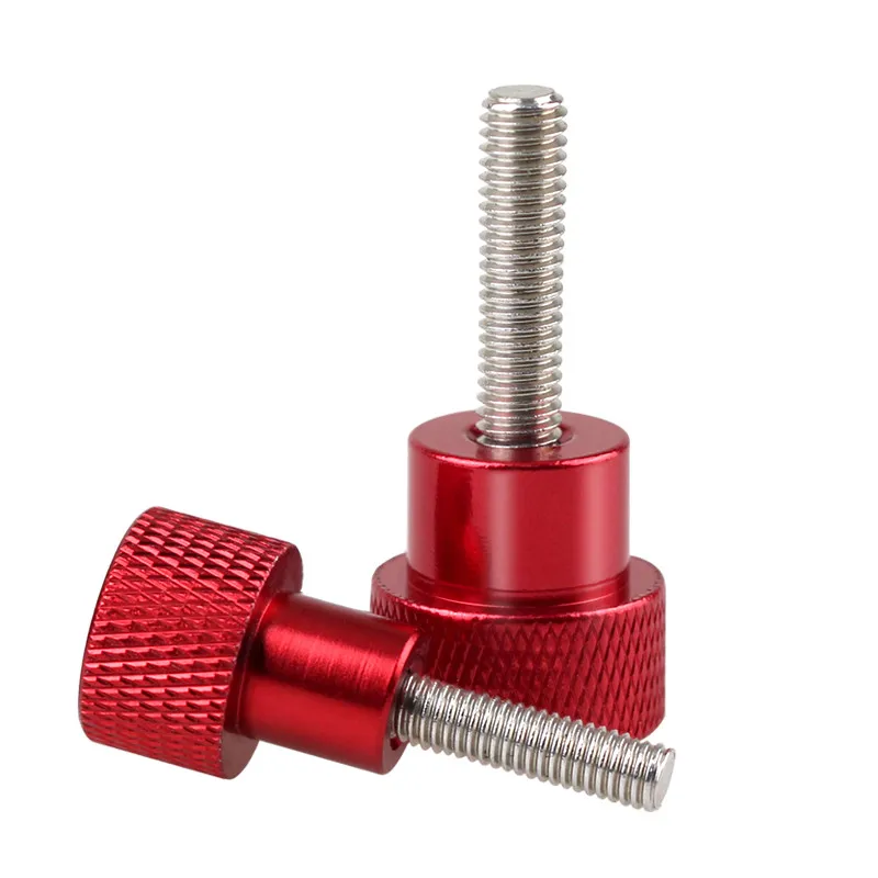 2 шт. M5x10mm 50mm винты с ручкой из алюминиевого сплава болты нержавеющей стали