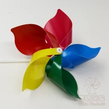 100 шт пластиковая ветряная мельница портативная ветряная мельница для детей наружная декоративная садовая пластиковая ветряная мельница