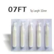 50 шт. белые короткие одноразовые татуировки Советы 7FT стерильные Ассорти пластиковые татуировки Трубы