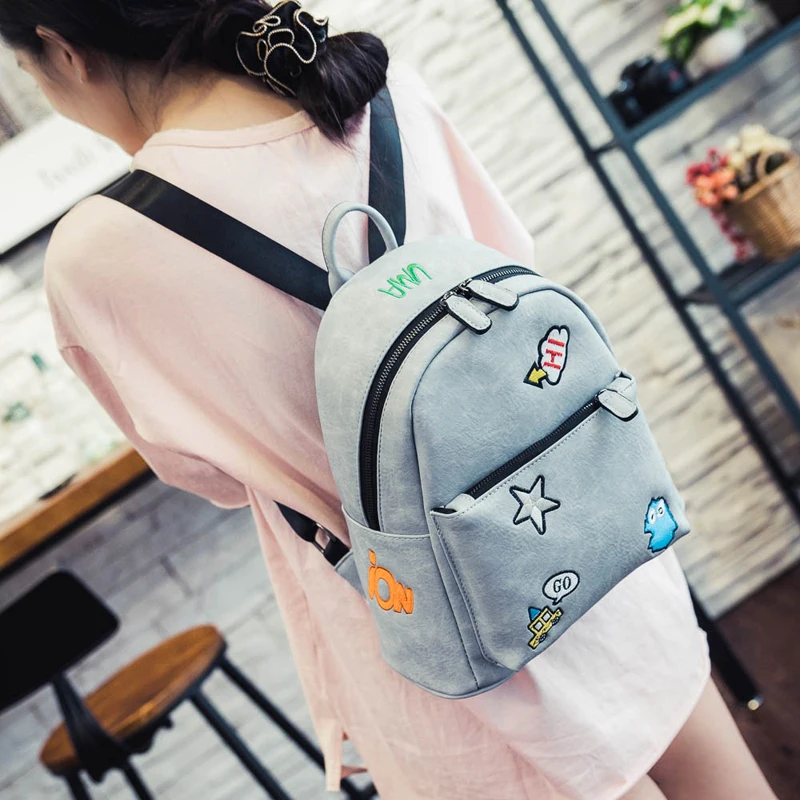 Hot sale fashion woman bag new brand fashion autumn woman shoulder bag sweet cartoon embroidery students