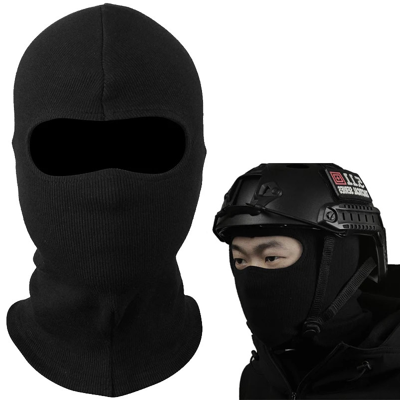 

Breathable Windproof Balaclava Tactical Military Airsoft Paintball Winter Warmer Bicycle Army Gear Helmet Liner Full Face Mask