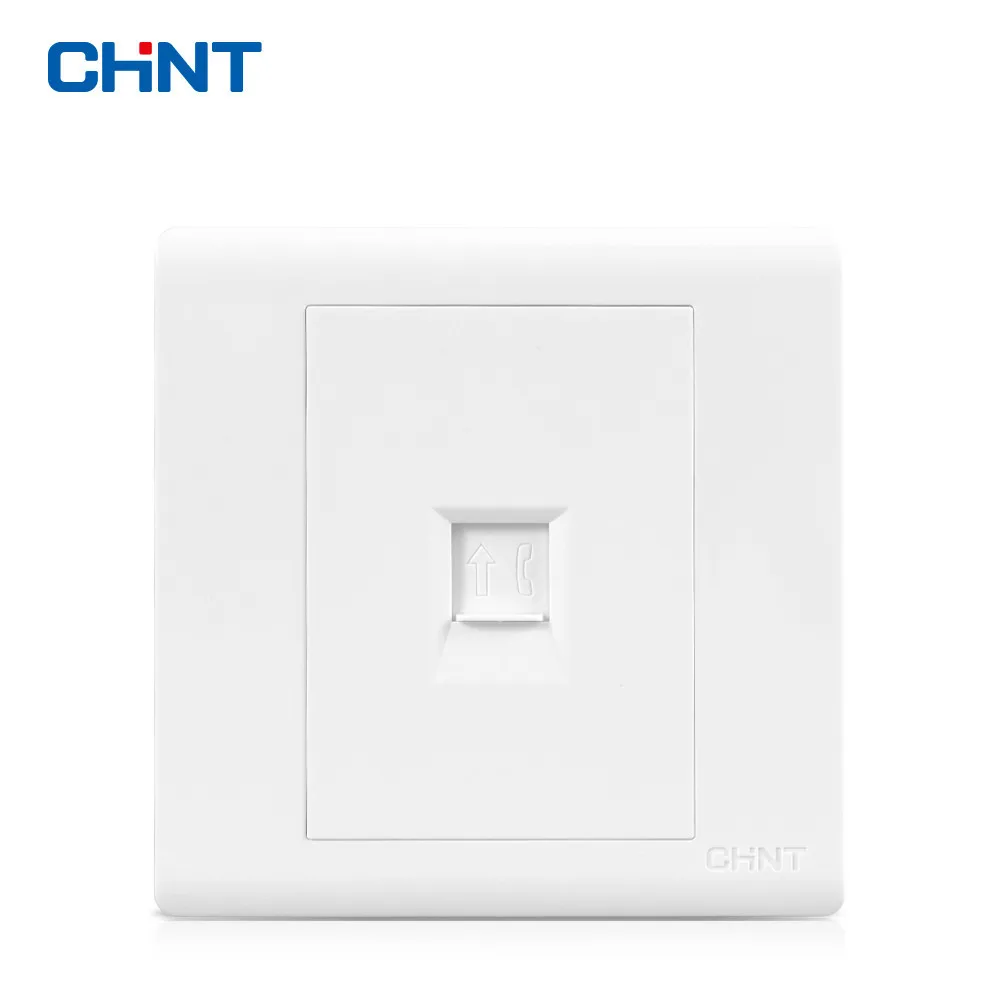 

CHNT NEW7D Wall Switch Socket Telephone Socket Panel Telephone Socket Weak Electrical Connector Receptacle